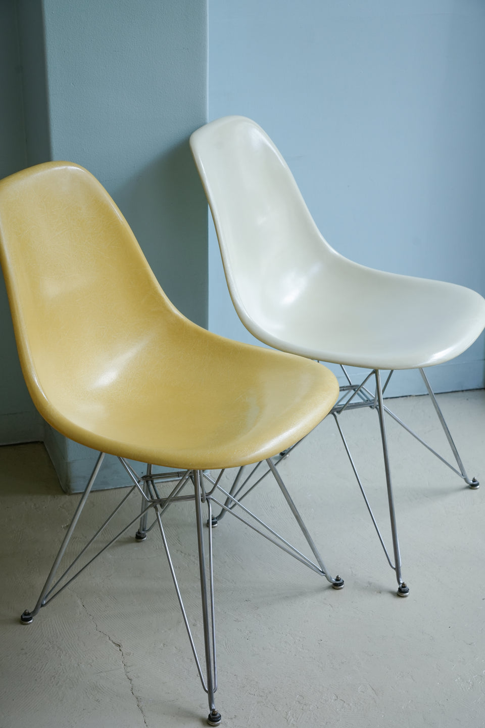 Vintage Herman Miller Side Shell Chair EAMES/ヴィンテージ ハーマンミラー イームズ シェルチェア エッフェルベース