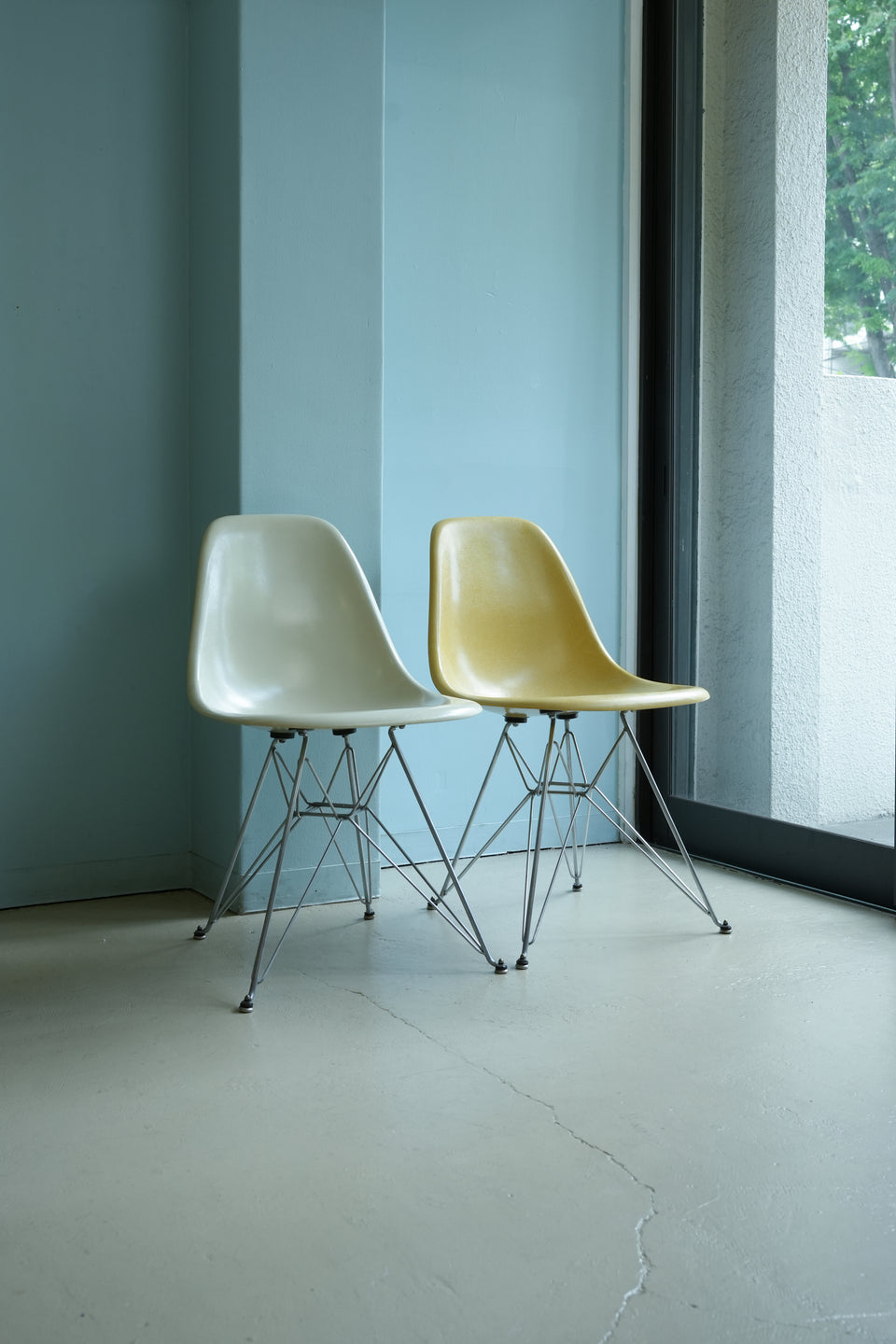Vintage Herman Miller Side Shell Chair EAMES/ヴィンテージ ハーマンミラー イームズ シェルチェア エッフェルベース
