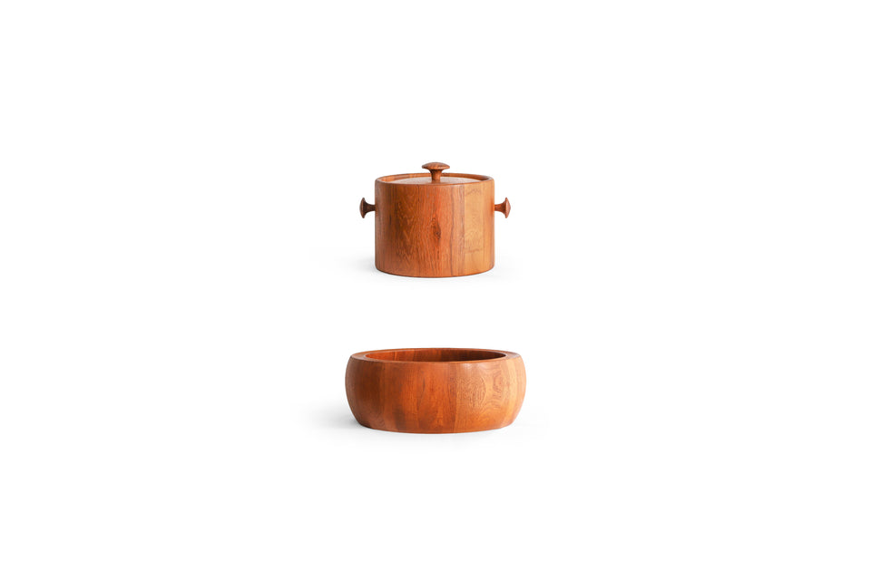 Danish Vintage DIGSMED Teakwood Ice Basket Bowl/デンマークヴィンテージ ディグスメッド アイスバスケット ボウル チーク材