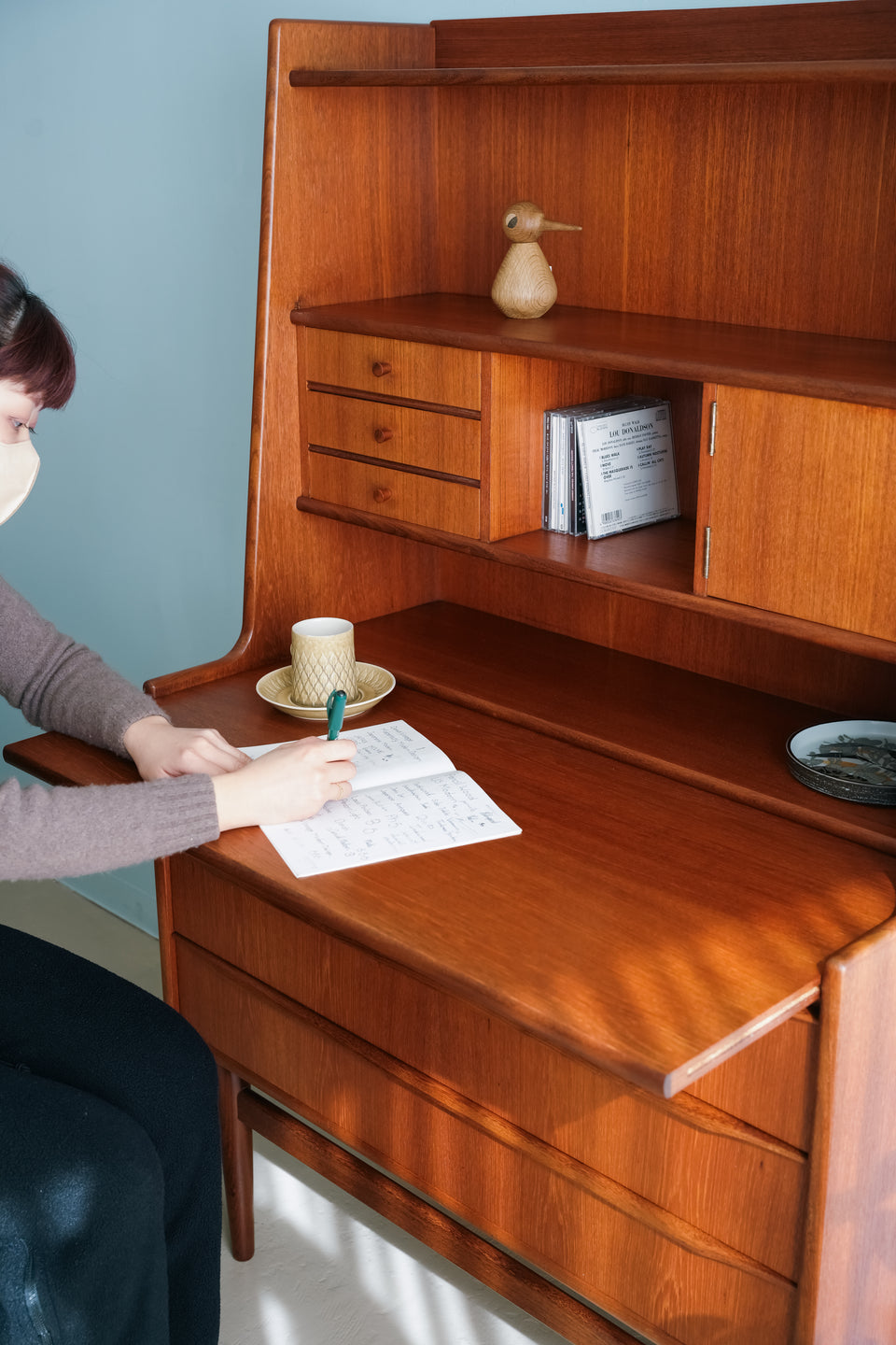 Danish Vintage Teak Writing Bureau Dresser/デンマークヴィンテージ ライティングビューロー ドレッサー チーク材 北欧家具