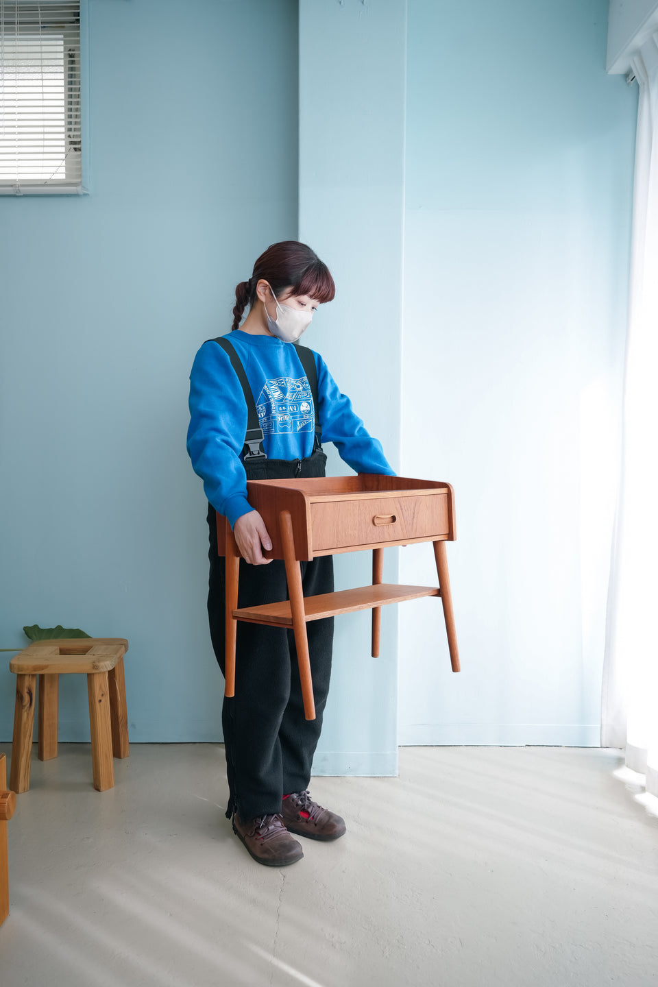 Teak Side Chest Table Danish Vintage/デンマークヴィンテージ サイドチェストテーブル チーク材 北欧家具