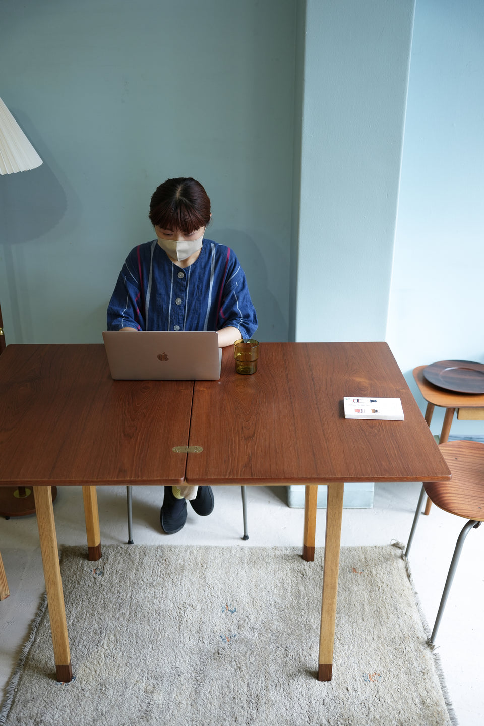 Danish Vintage Folding Game Table/デンマークヴィンテージ 折りたたみゲームテーブル 北欧家具