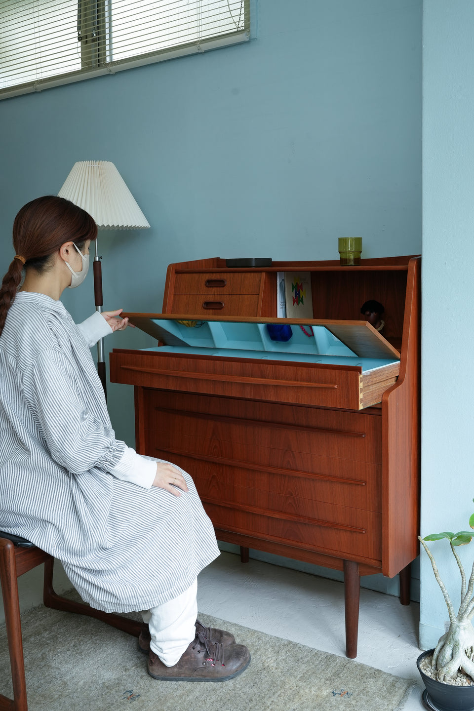 Danish Vintage Writing Bureau Dresser Gunnar Falsig/デンマークヴィンテージ ライティングビューロー ドレッサー 北欧家具