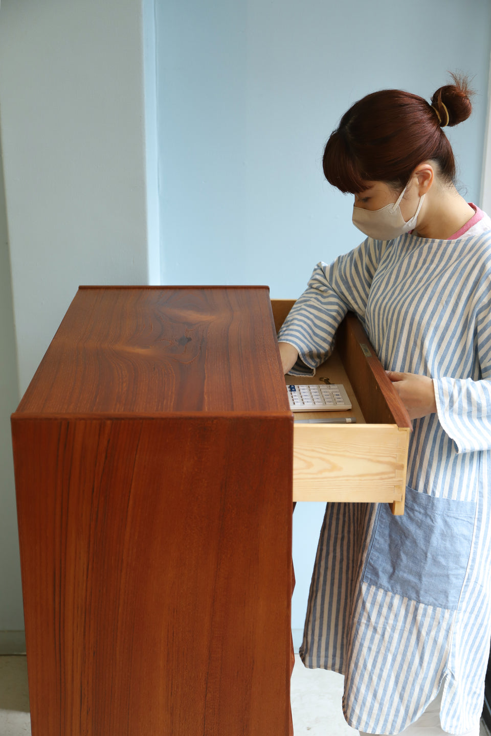 Danish Vintage 6Drawer High Chest/デンマークヴィンテージ ハイチェスト 6段 北欧家具 チーク材