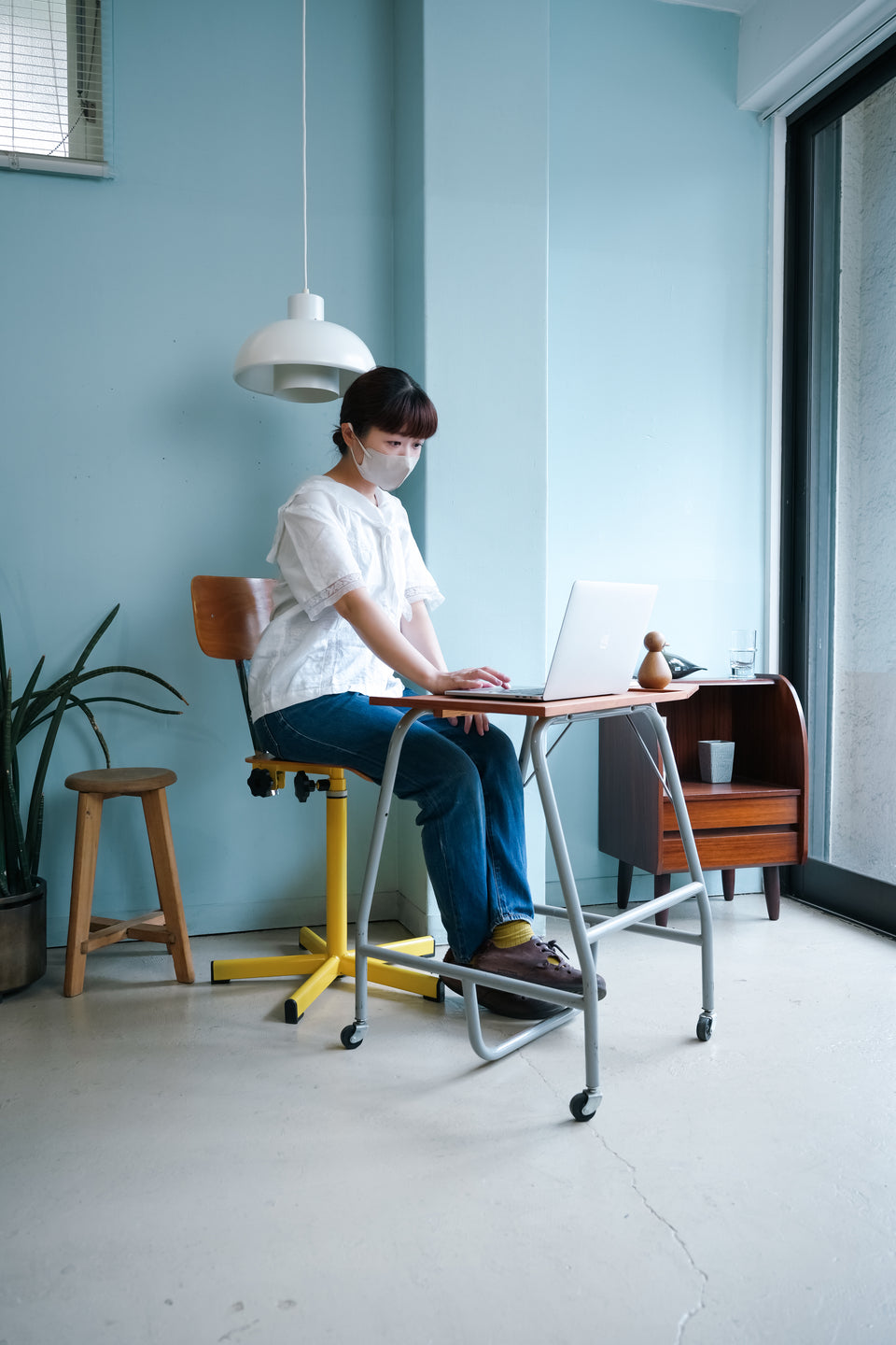 French Vintage Drafting Chair/フランスヴィンテージ ドラフティングチェア