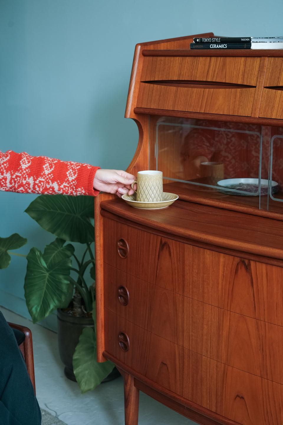 Gunnar Falsig Mobelfabrik Writing Bureau Danish Vintage/デンマークヴィンテージ ライティングビューロー 北欧家具