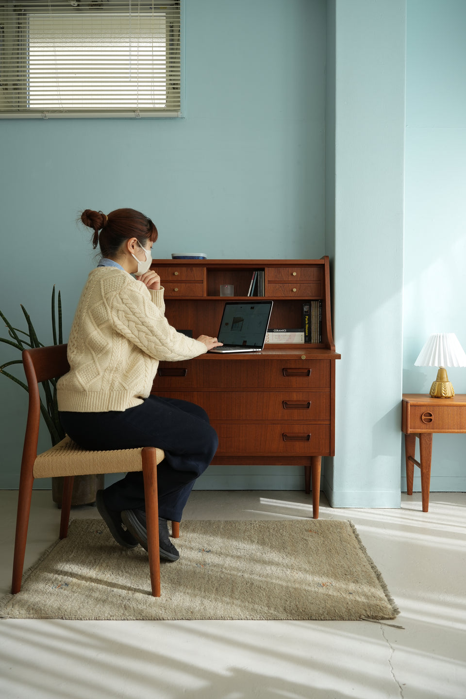 Gunnar Nielsen Tibergaard Writing Bureau Danish Vintage/デンマークヴィンテージ ライティングビューロー 北欧家具