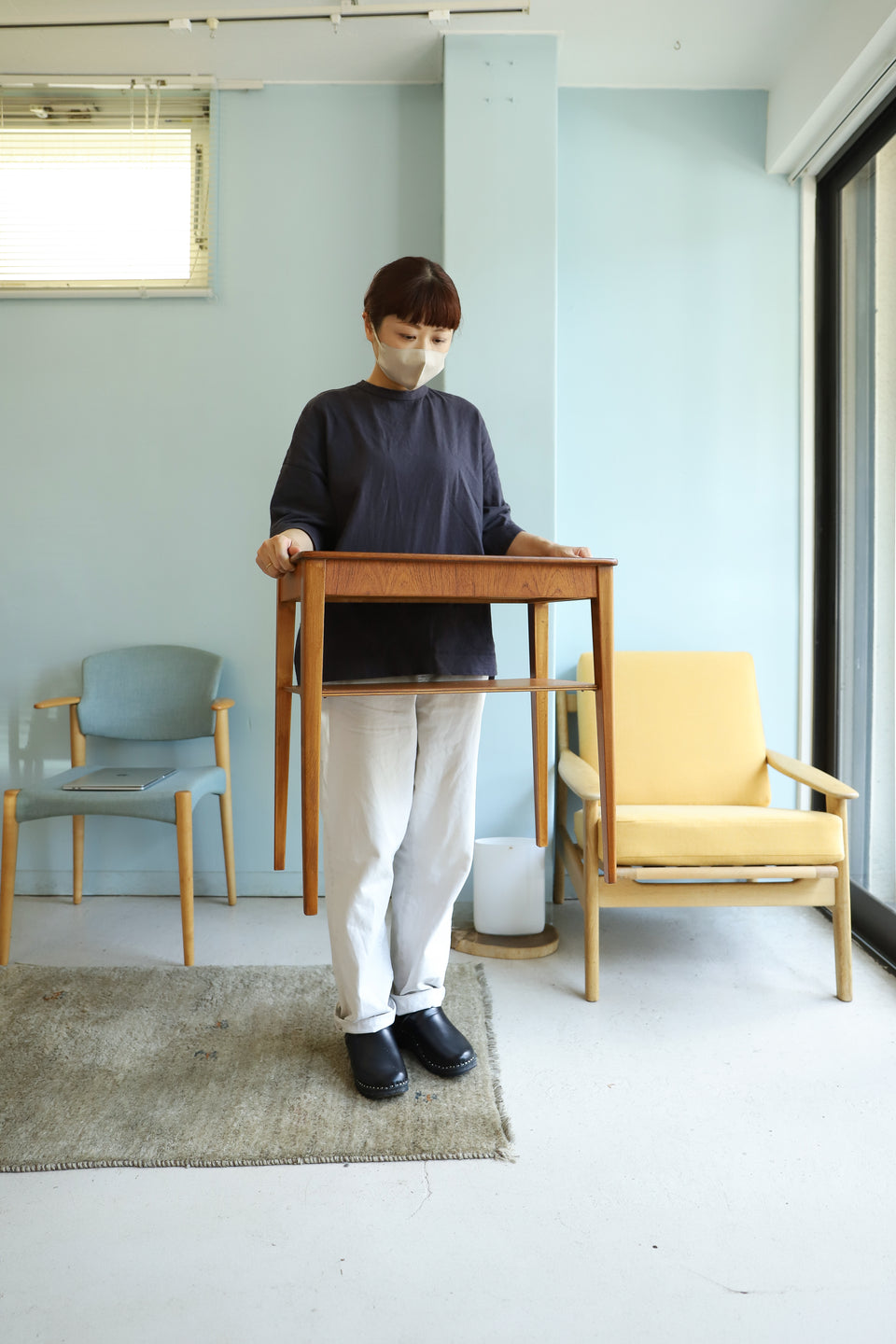Swedish Vintage Björkås Möbelfabrik Side Chest Table/スウェーデンヴィンテージ サイドチェストテーブル 北欧家具