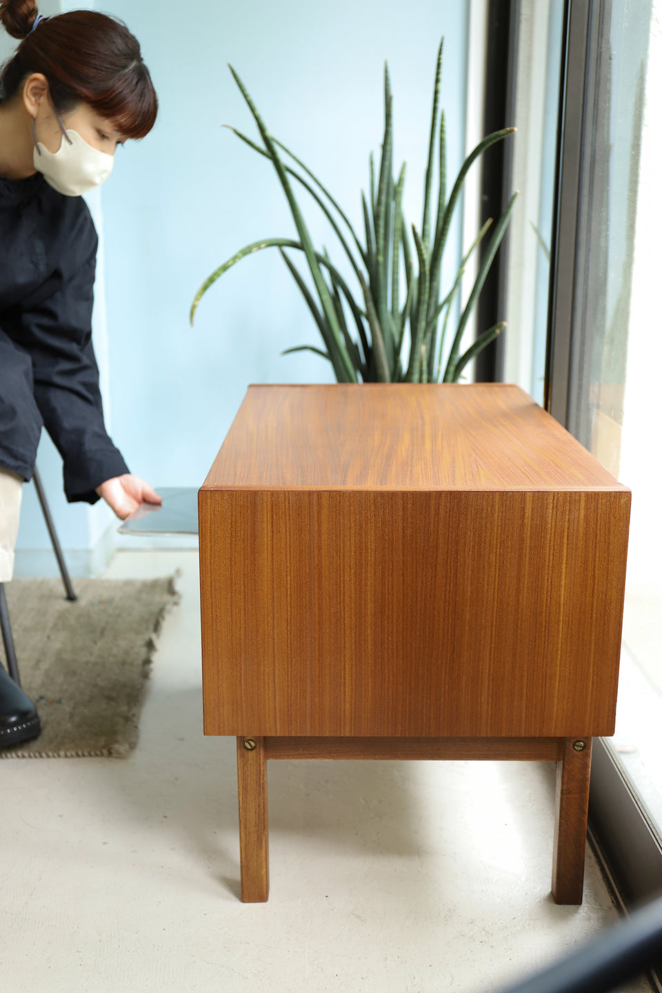 Swedish Vintage Teak Low Board/スウェーデンヴィンテージ ローボード AVボード