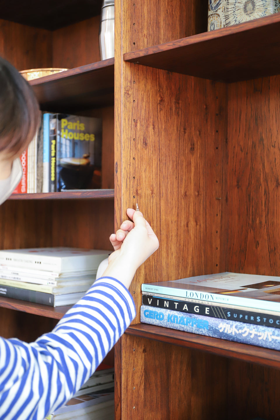 Rosewood Bookcase Omann Jun Møbelfabrik No.6 Danish Vintage/デンマークヴィンテージ ブックケース 本棚 ローズウッド 北欧家具
