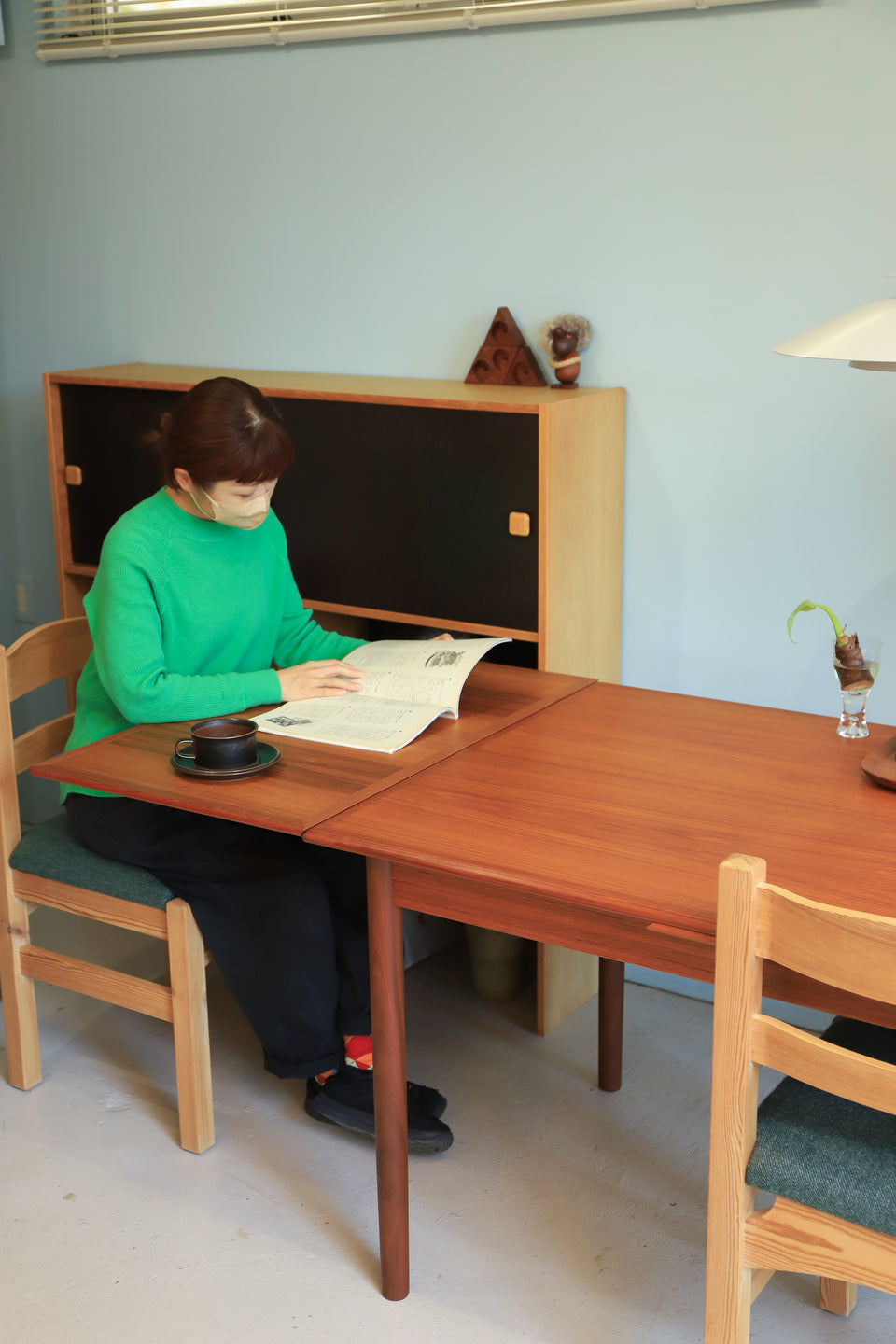 Draw Leaf Extension Dining Table Danish Vintage/デンマークヴィンテージ ドローリーフ エクステンション ダイニングテーブル 北欧家具