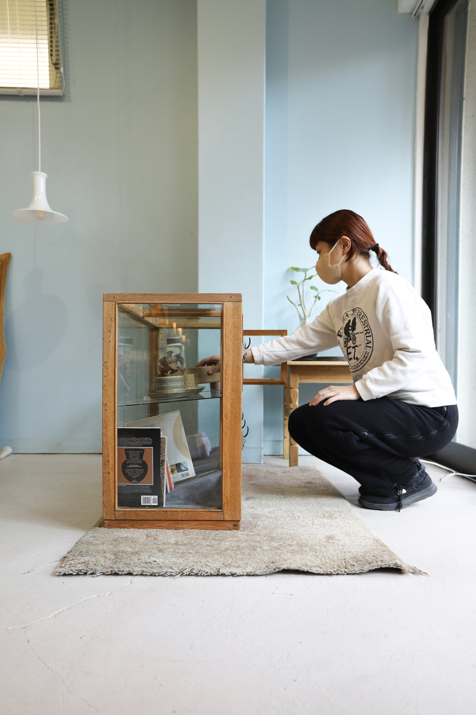 Japanese Vintage Glass Showcase/ジャパンヴィンテージ ガラスショーケース 駄菓子屋 古道具 ディスプレイ