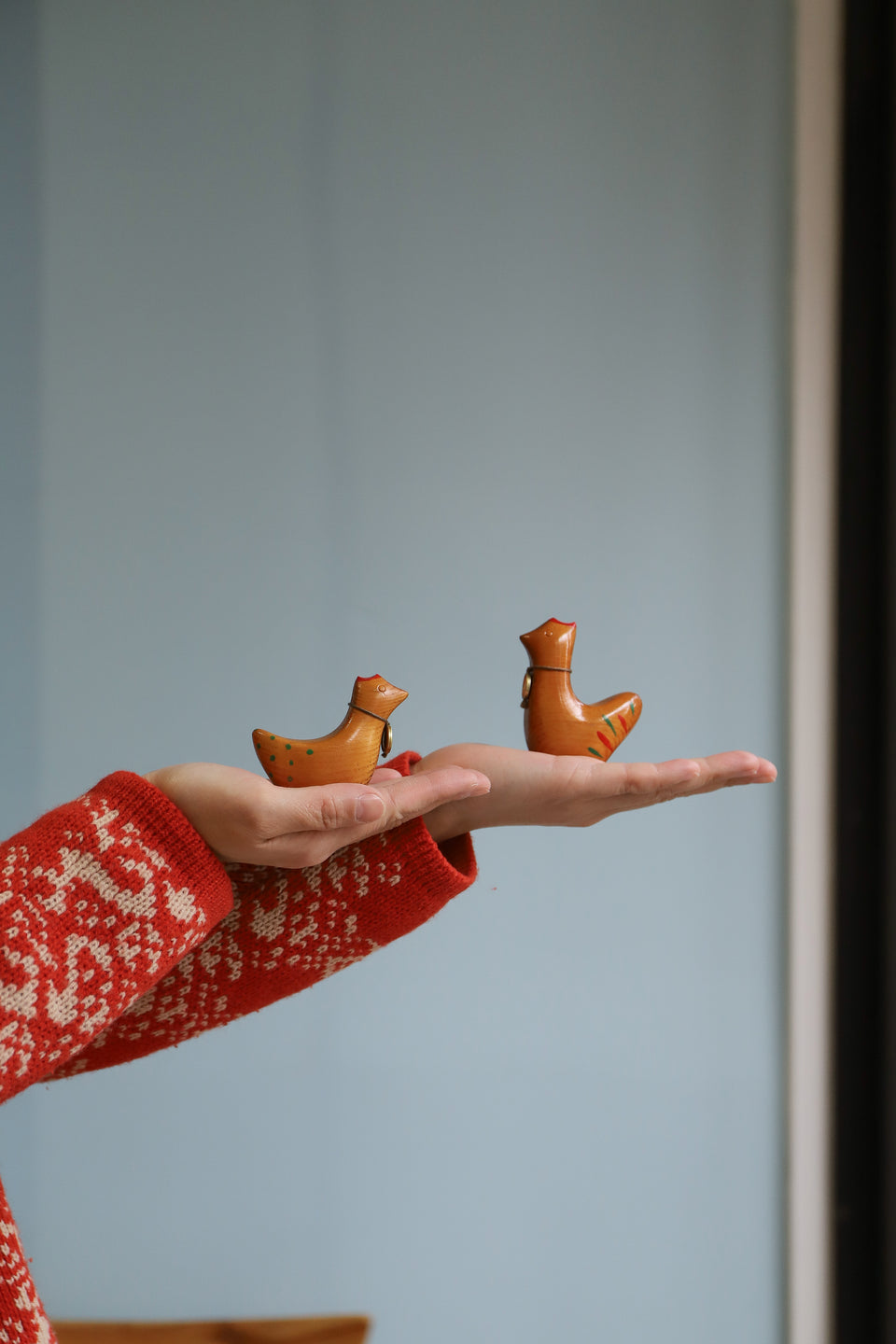 Swiss Vintage Wooden Toy Bird Antonio Vitali/アントニオ・ヴィターリ 木製玩具 ニワトリ ヒヨコ スイス ヴィンテージインテリア