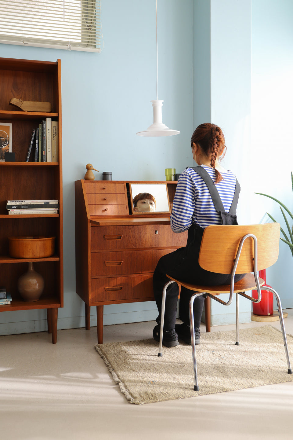 Writing Bureau Dresser Teakwood Danish Vintage/デンマークヴィンテージ ライティングビューロー ドレッサー チーク材 北欧家具