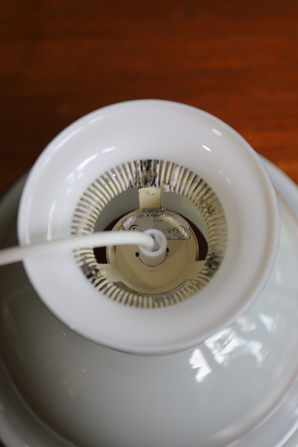 Holmegaard Pendant Light Kro Gray Danish Vintage/デンマークヴィンテージ ホルムガード ペンダントライト シセ・ヴェアナー 照明 北欧インテリア