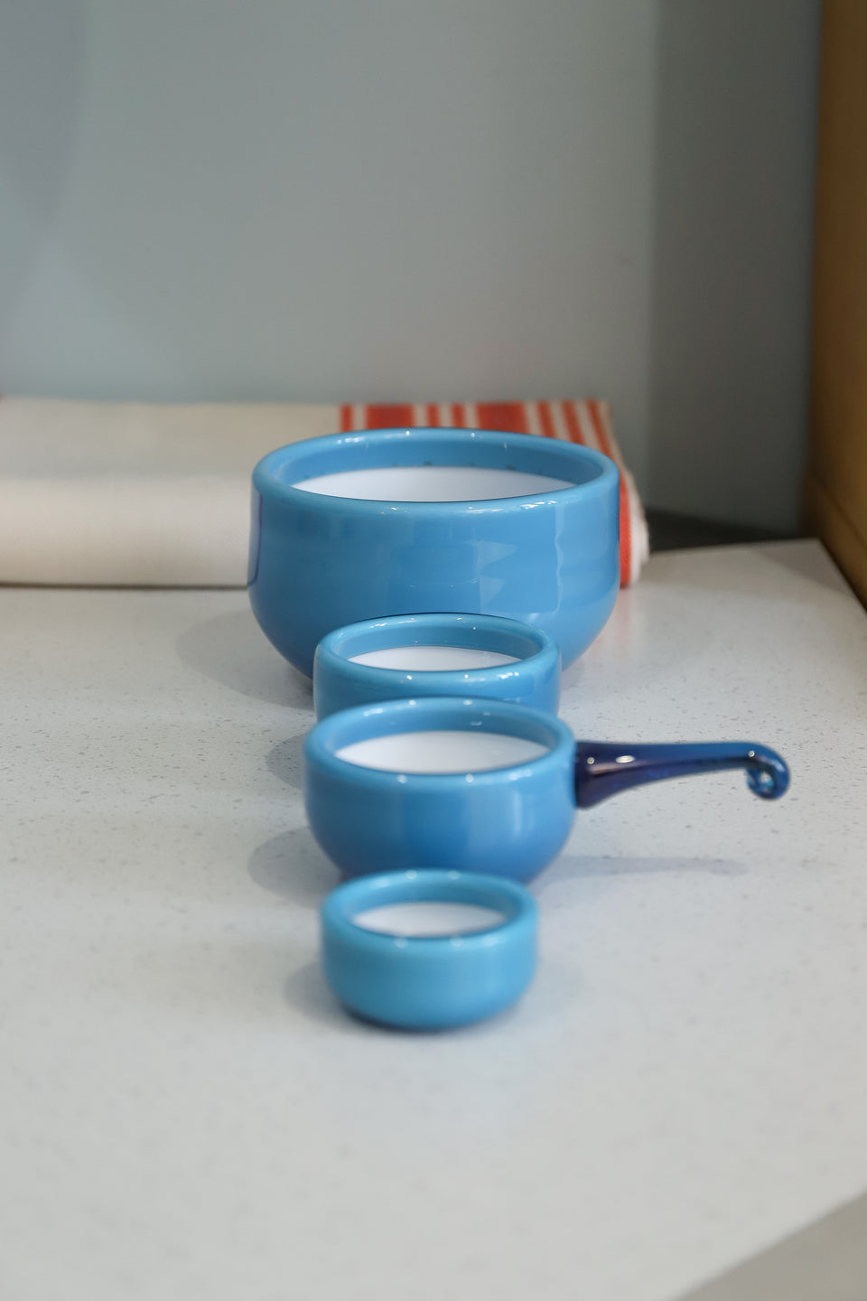 Holmegaard Palet Series Glass Bowl Blue Michael Bang/ホルムガード パレットシリーズ ガラスボウル デンマーク 北欧ヴィンテージ食器