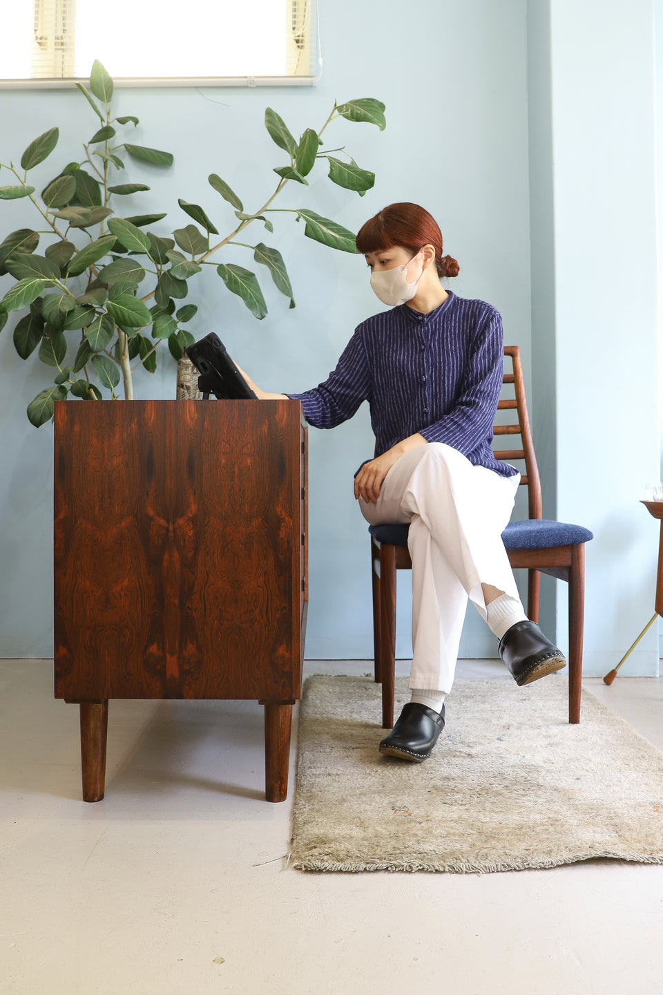 Danish Vintage Bornholms Møbelfabrik Rosewood Chest/デンマークヴィンテージ チェスト ローズウッド 収納 北欧家具