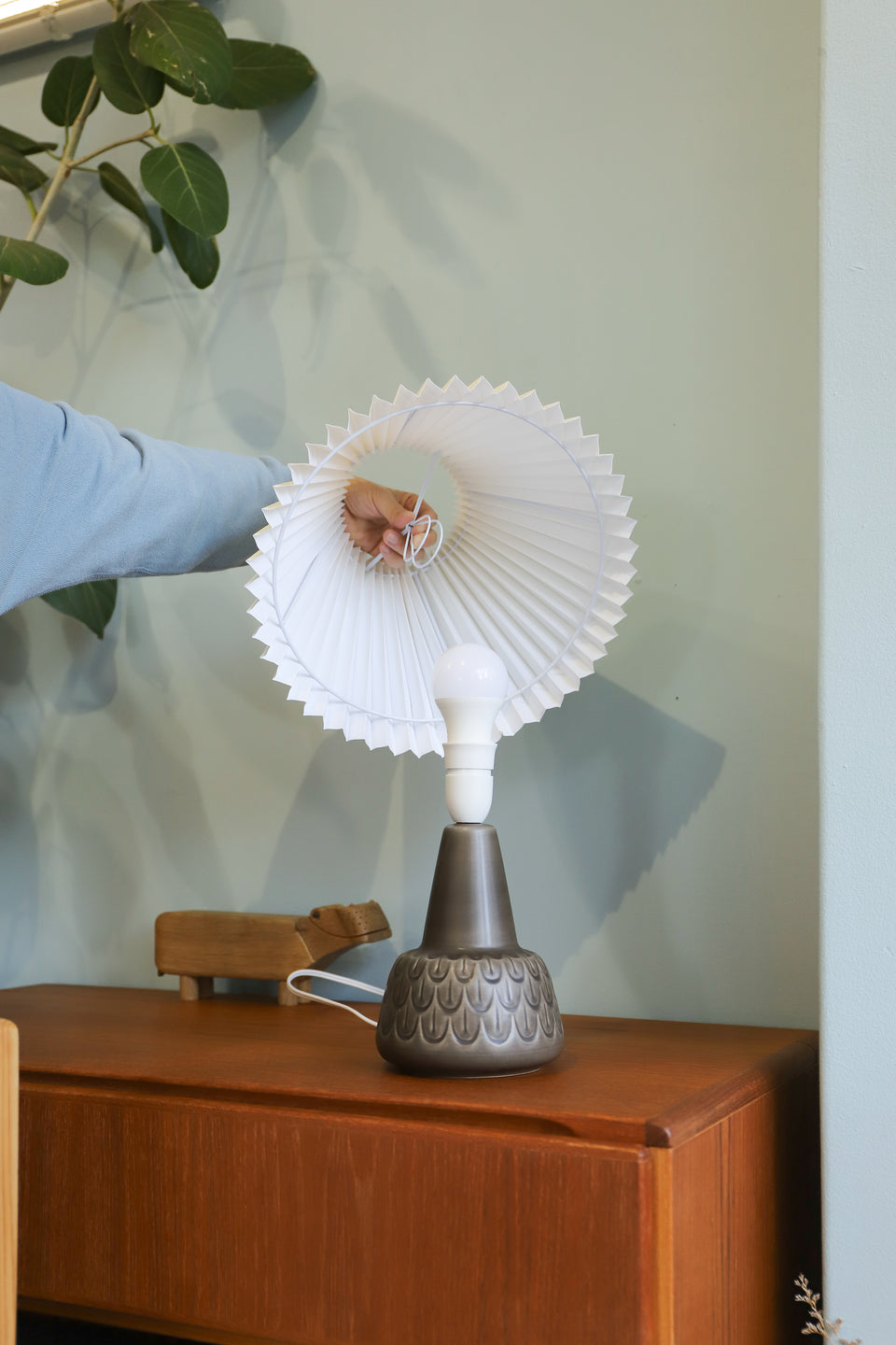 Danish Vintage Søholm Table Lamp Model 1015 Einar Johansen/スーホルム テーブルランプ エイナー・ヨハンセン 間接照明 北欧インテリア デンマークヴィンテージ