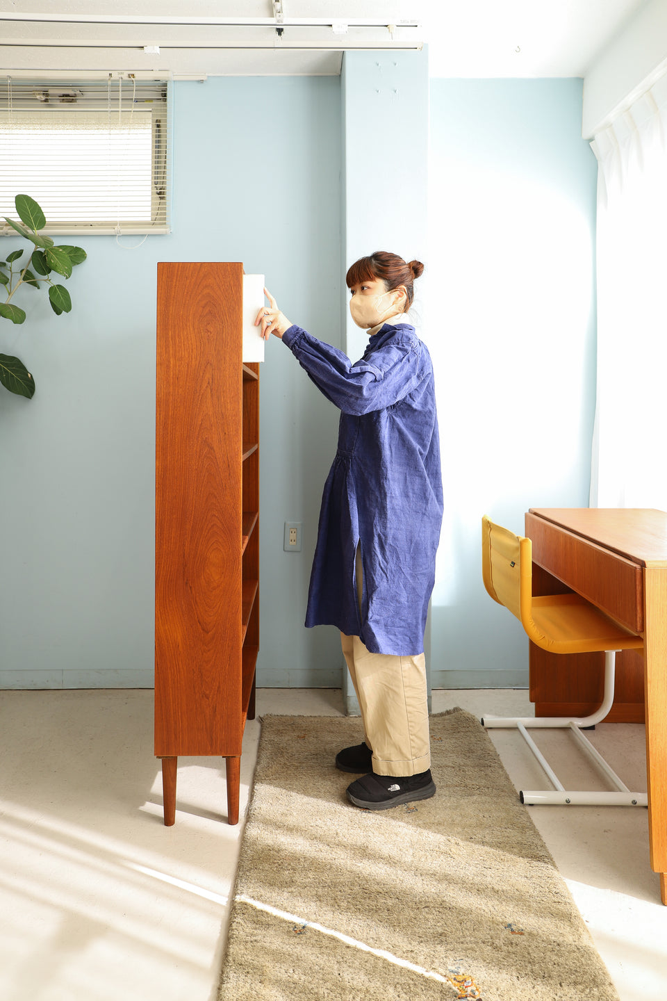 Danish Vintage Teakwood Bookcase Shelf/デンマークヴィンテージ ブックケース シェルフ チーク材 北欧家具