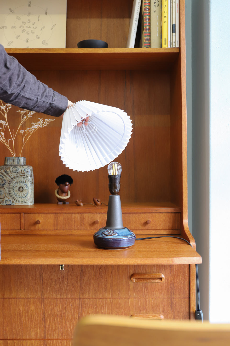 Danish Vintage Søholm Table Lamp Model 1037 Einar Johansen/デンマークヴィンテージ スーホルム テーブルランプ 間接照明 北欧インテリア