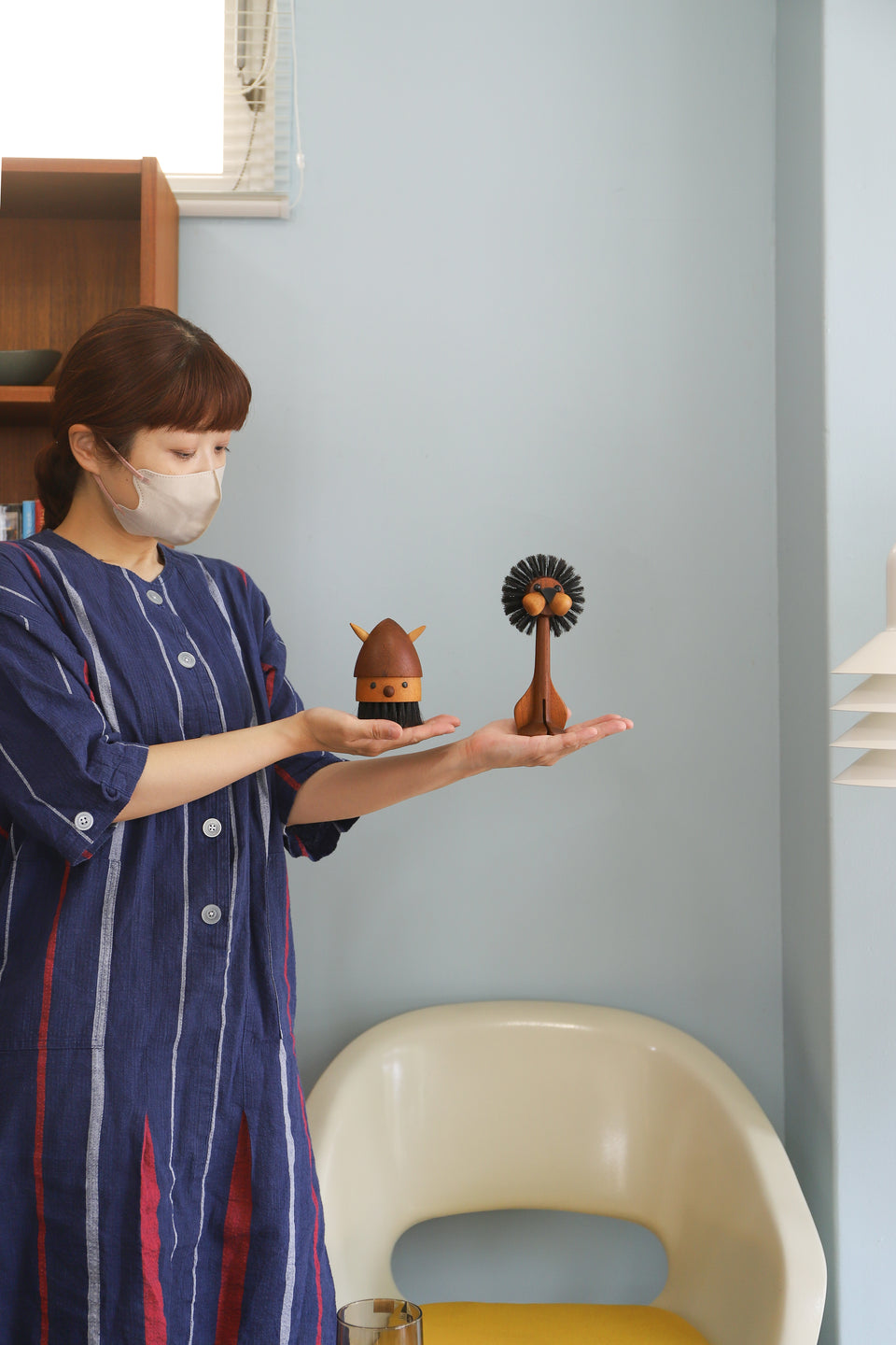 Danish Vintage Clothing Brush Objet/デンマークヴィンテージ 洋服ブラシ オブジェ 北欧インテリア