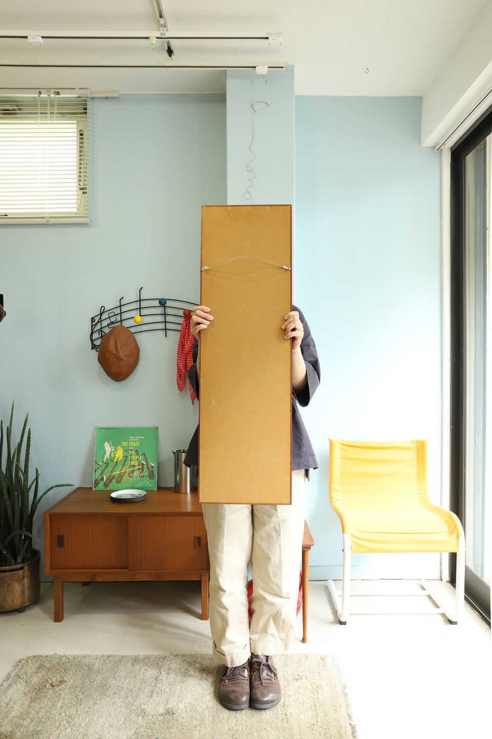 Danish Vintage Wall Mirror Teak Frame/デンマークヴィンテージ ウォールミラー チークフレーム 北欧インテリア