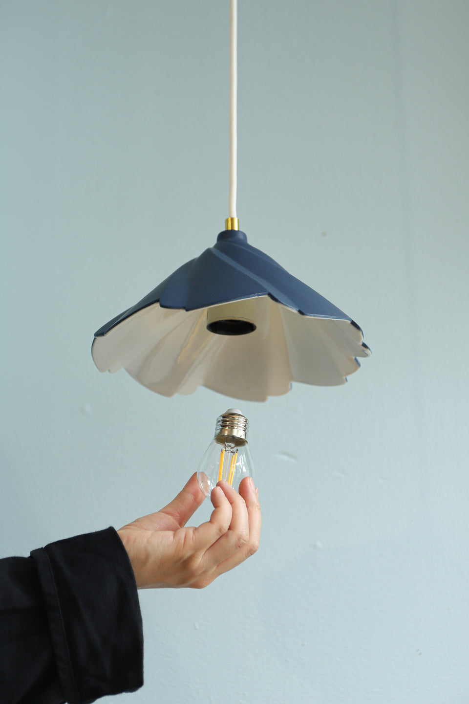 Søholm Pendant Light Swirl Danish Vintage/デンマークヴィンテージ スーホルム ペンダントライト スワール