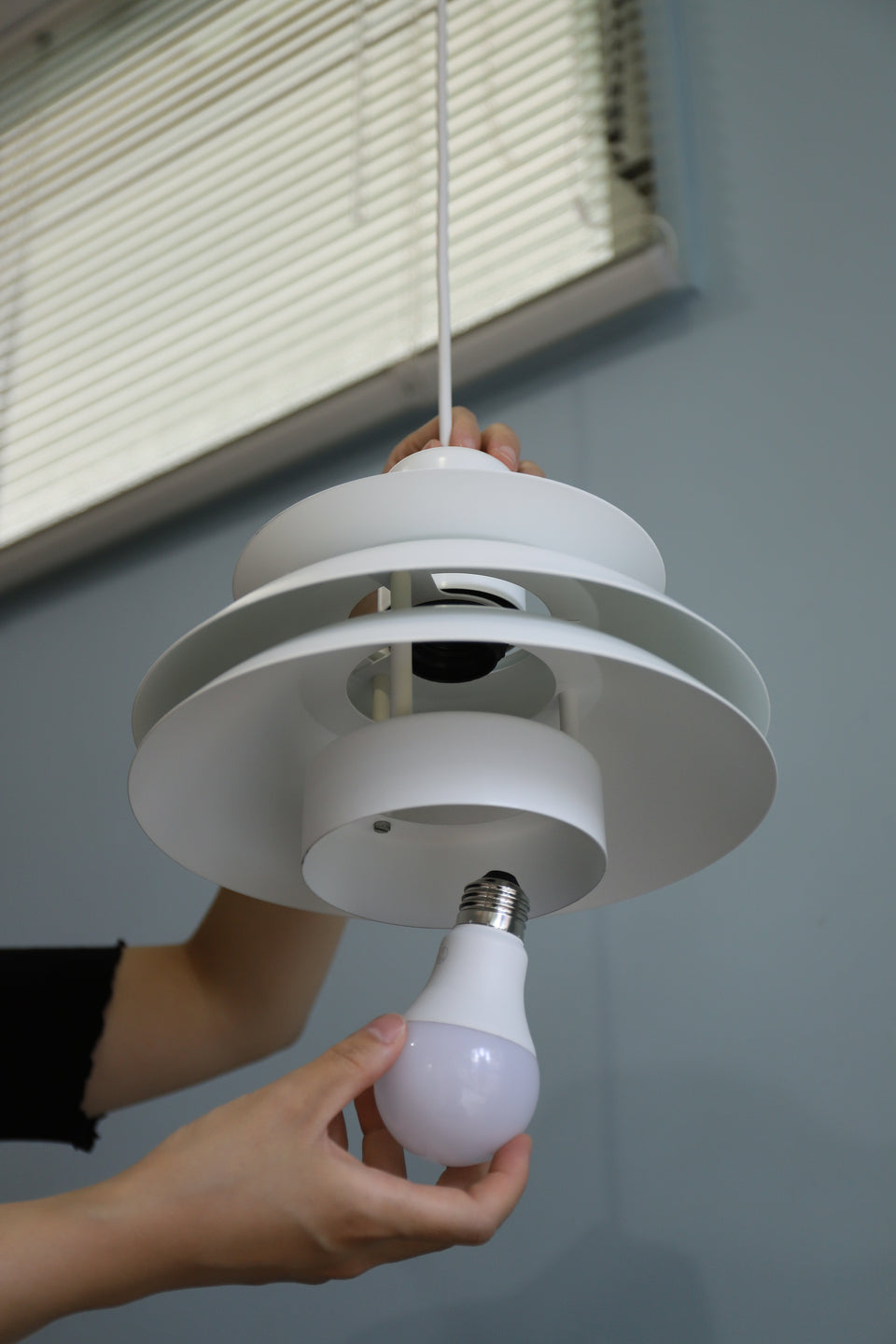 Horn Pendant Light Type776 White Danish Vintage/デンマークヴィンテージ ホーン ペンダントライト 照明 北欧インテリア