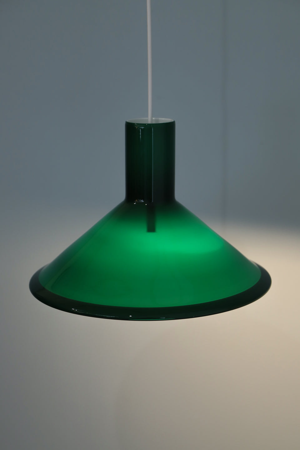 Vintage Holmegaard Pendant Light P&T Green Michael Bang/ホルムガード ペンダントライト マイケル・バング 照明 デンマークヴィンテージ