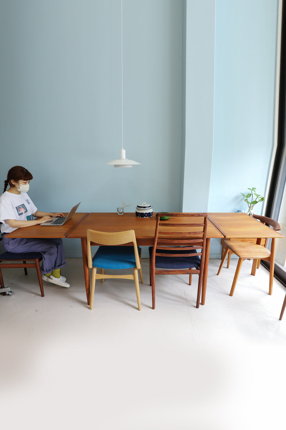 Vintage Extension Dining Table Teakwood Danish/デンマークヴィンテージ エクステンション ダイニングテーブル チーク材 北欧家具
