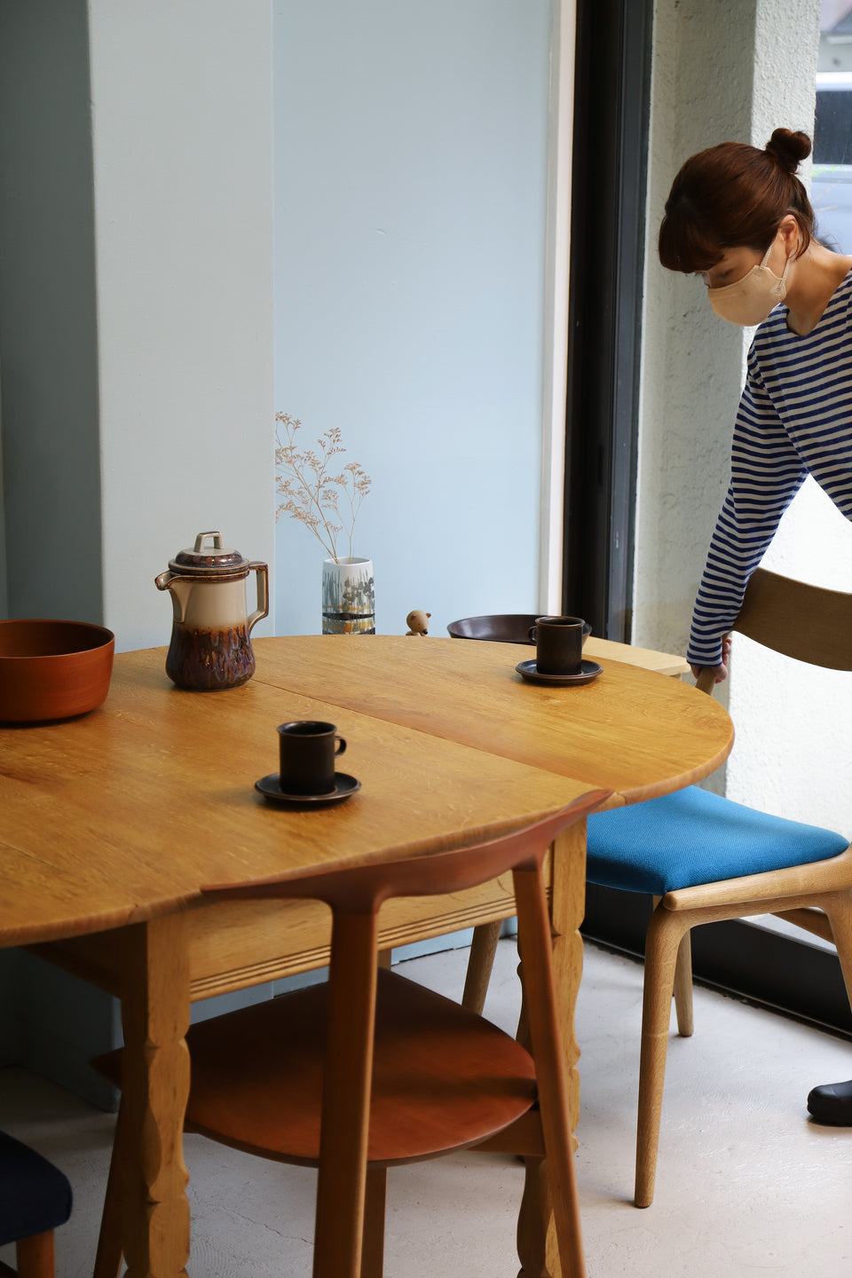 Anker Sørensen Oakwood Extension Dining Table Danish Vintage/アンカーソーレンセン エクステンション ダイニングテーブル オーク材 北欧家具