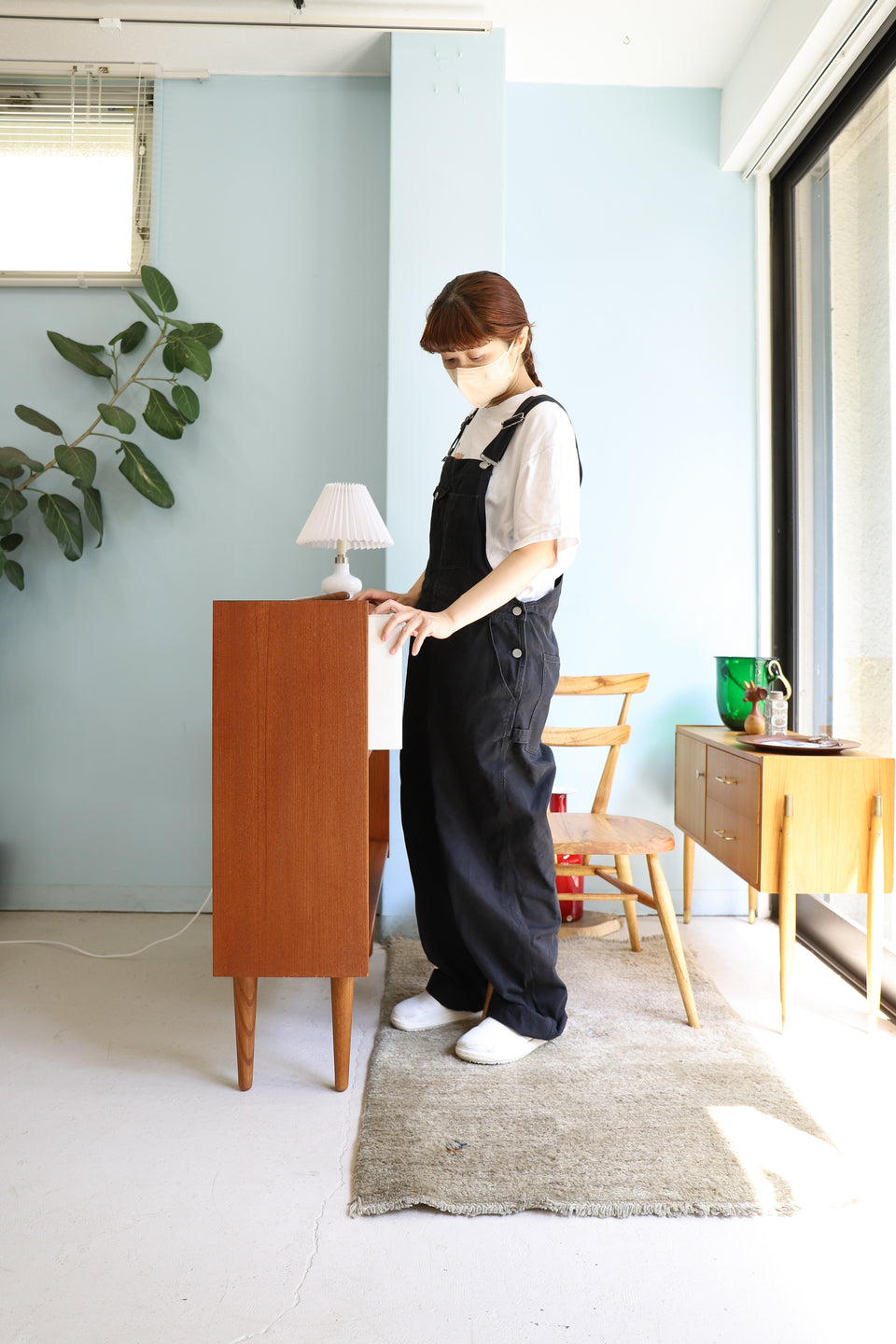Small Bookcase Teakwood Danish Vintage/デンマークヴィンテージ スモールブックケース 本棚 チーク材 北欧家具