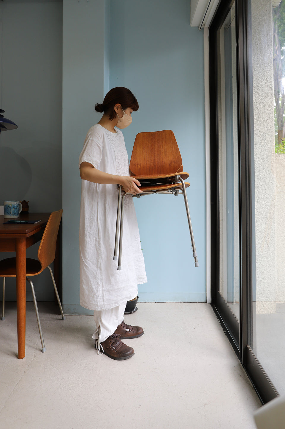 Teak Plywood Stacking Chair Danish Vintage/デンマークヴィンテージ スタッキングチェア チーク プライウッド 椅子 北欧家具