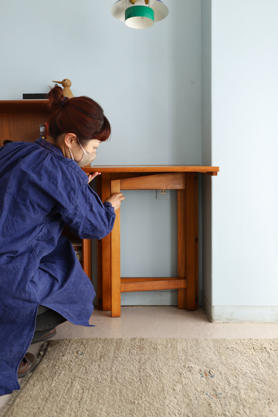UK Vintage Esavian Ltd Folding School Desk/イギリスヴィンテージ エサビアン 折りたたみ スクールデスク 学校机