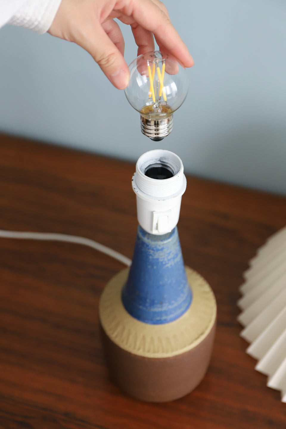 Danish Vintage Søholm Table Lamp Model 3049 Einar Johansen/デンマークヴィンテージ スーホルム テーブルランプ エイナー・ヨハンセン 間接照明 北欧インテリア