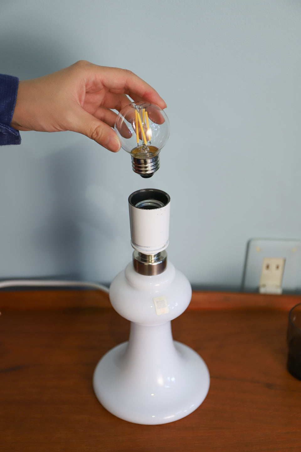 Vintage Holmegaard Table Lamp Madeleine Michael Bang/ホルムガード テーブルランプ マドレーヌ マイケル・バング 照明 北欧インテリア