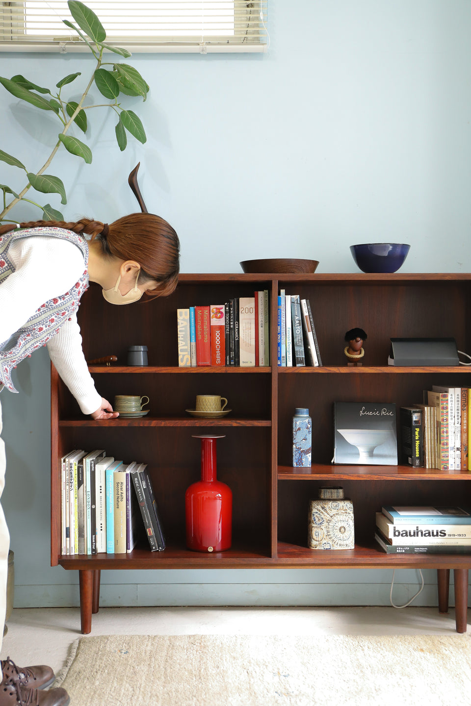 Rosewood Bookcase Shelf Danish Vintage/デンマークヴィンテージ ブックケース 本棚 ローズウッド 北欧家具