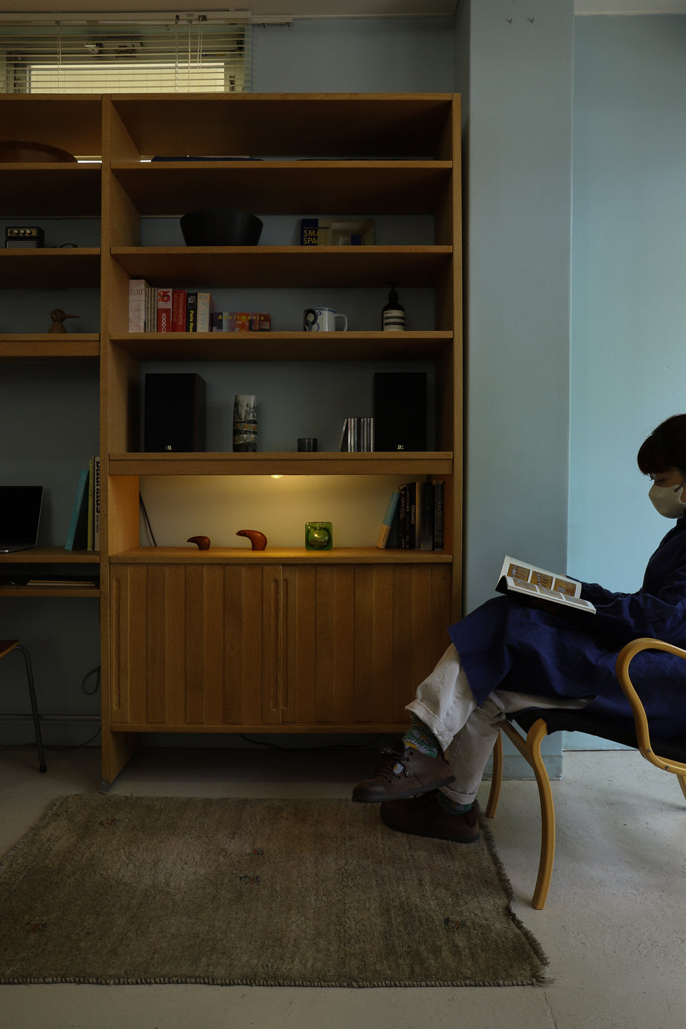RY MØBLER Hans J. Wegner System Cabinet RY100/デンマークヴィンテージ ハンス・J・ウェグナー システムキャビネット オーク材 北欧家具