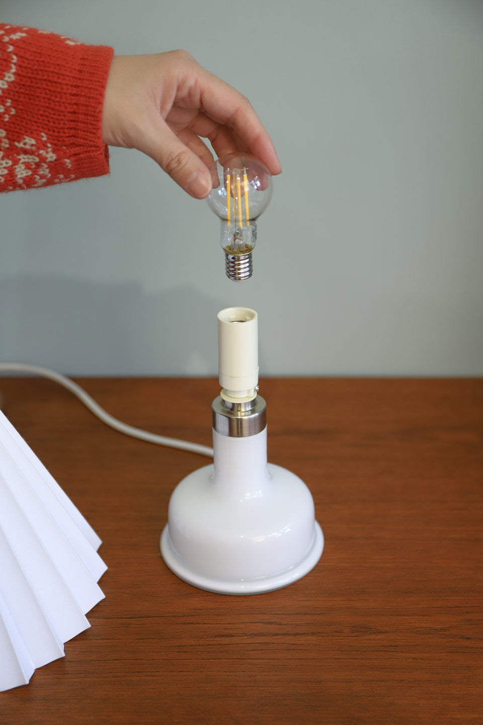 Vintage Holmegaard Table Lamp Camilla/ホルムガード テーブルランプ カミラ シセ・ヴェアナー デンマーク ヴィンテージ 北欧