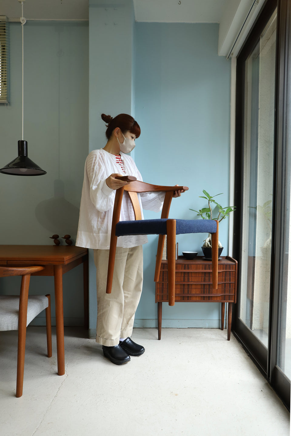 Japanese Vintage Arm Chair Teakwood/ジャパンヴィンテージ アームチェア 椅子 チーク材 北欧デザイン