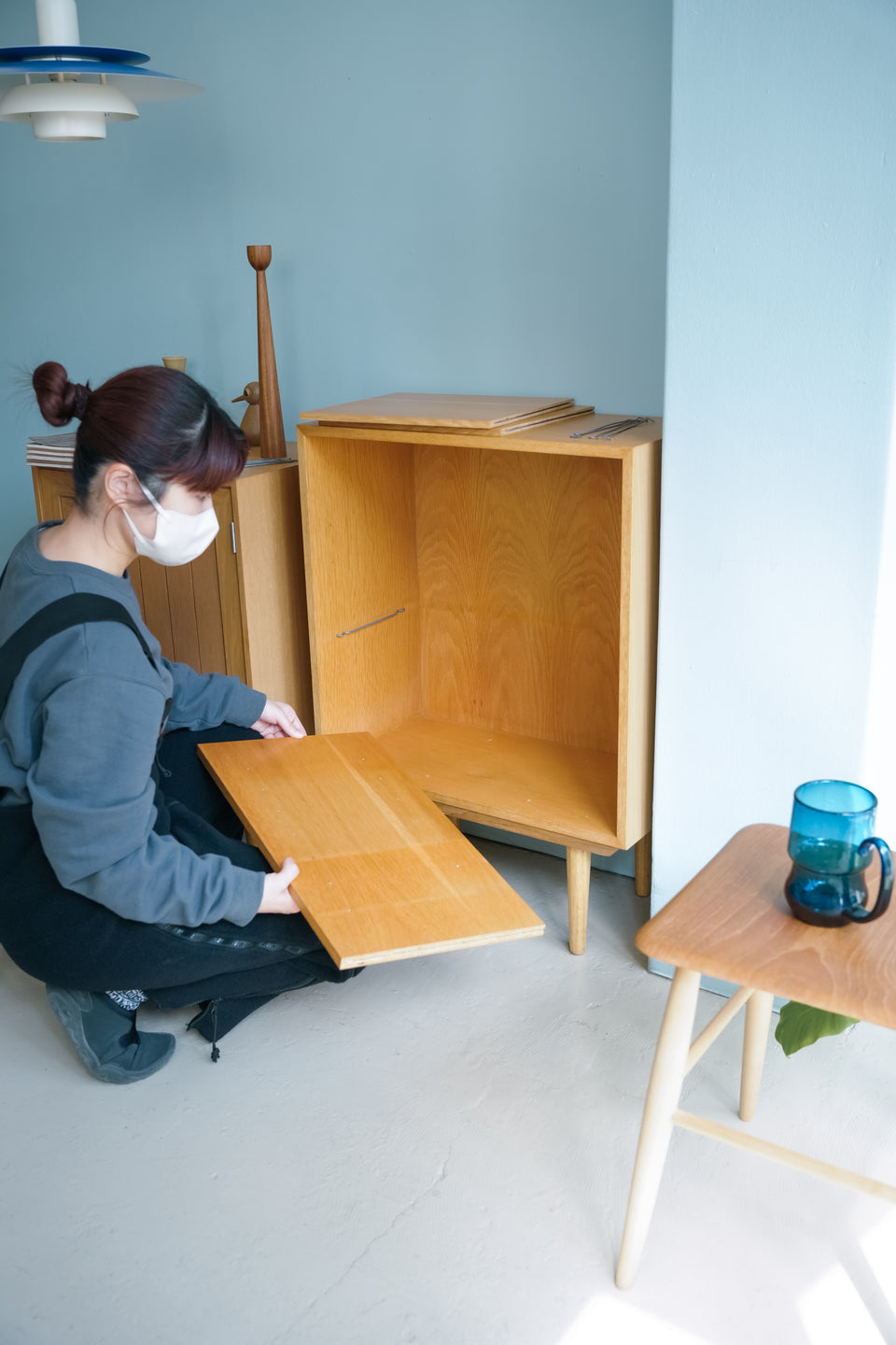 Oak Small Bookcase Danish Vintage/デンマークヴィンテージ スモールブックケース オーク材