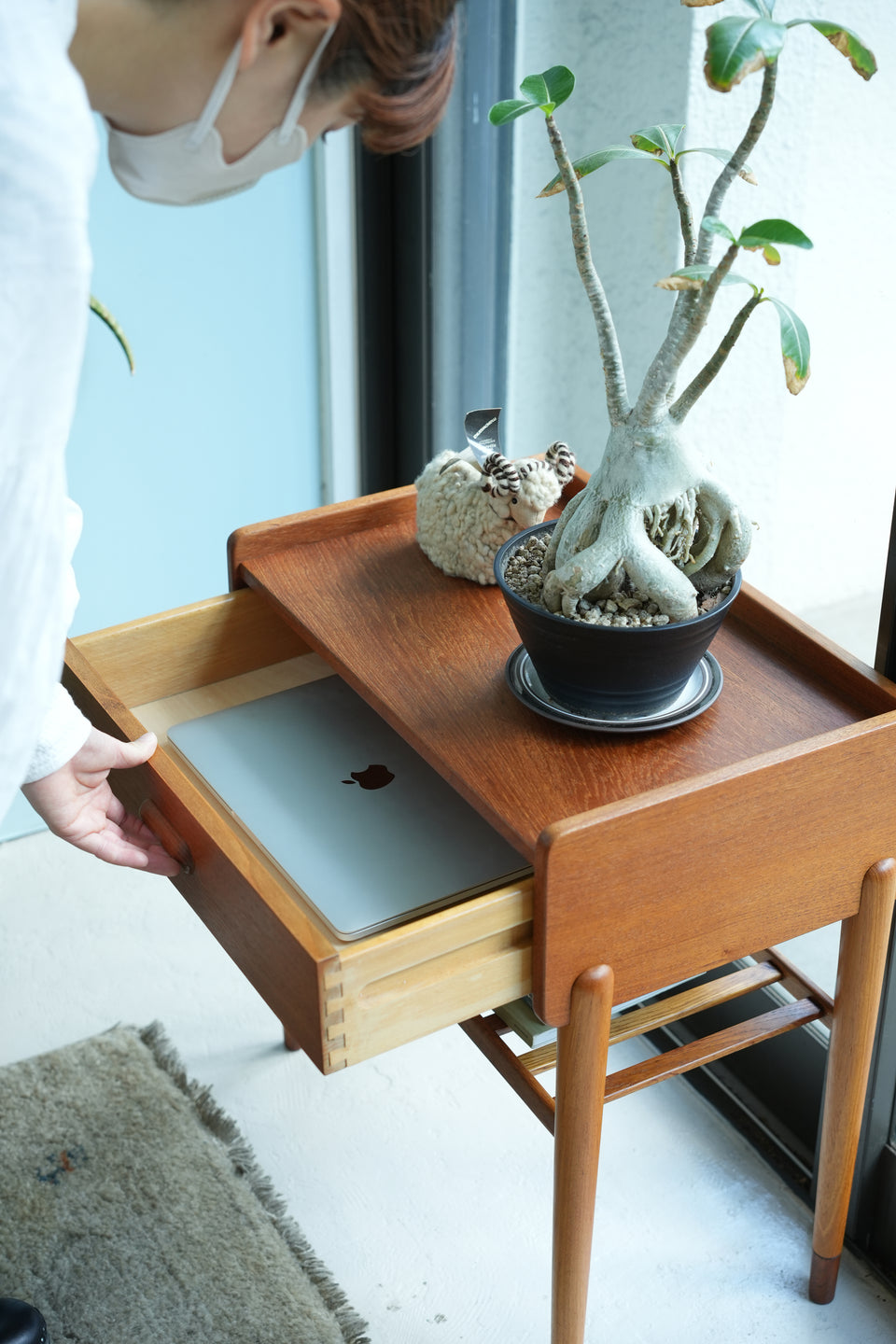 Omann Jun Møbelfabrik Bed Side Chest/デンマークヴィンテージ ベッドサイドチェスト 北欧家具