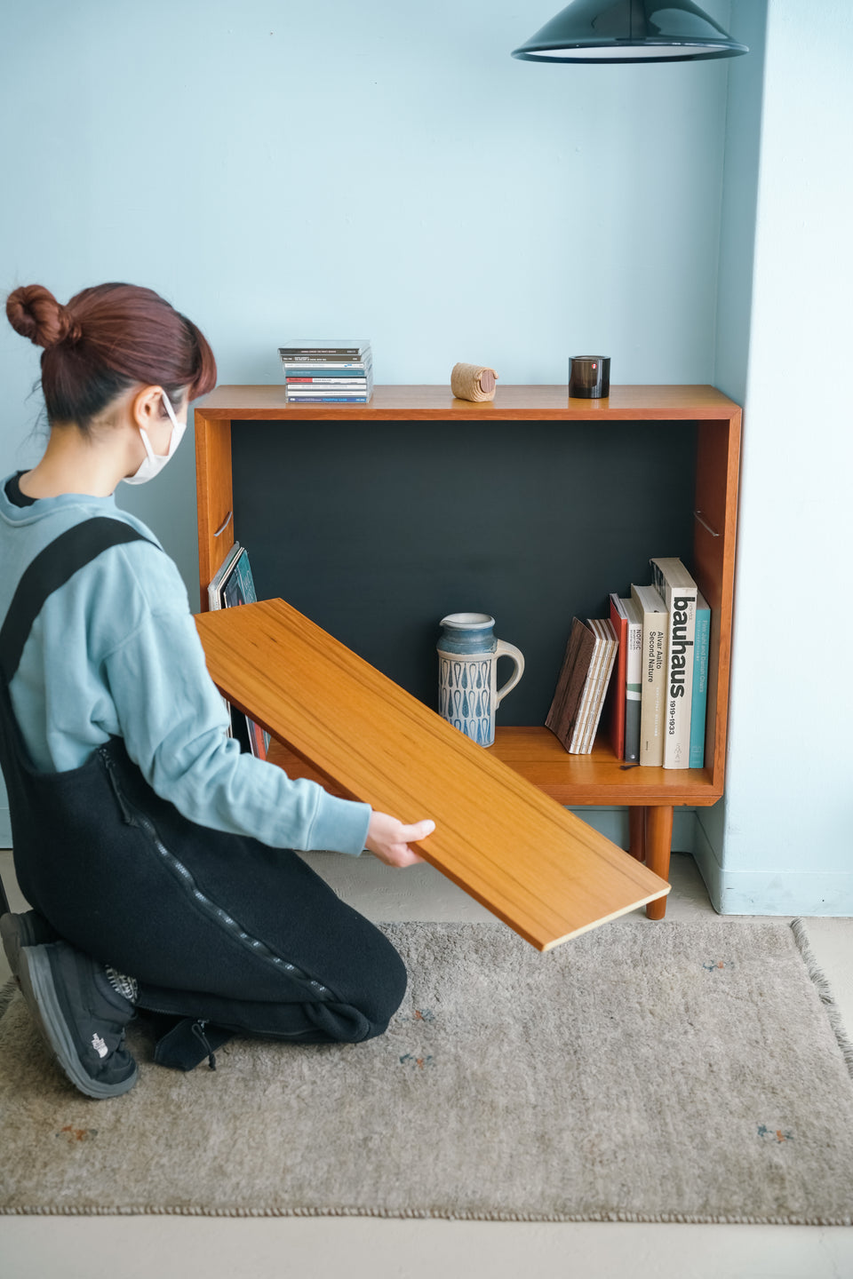 Small Bookcase Teak Danish Vintage/デンマークヴィンテージ スモールブックケース チーク材