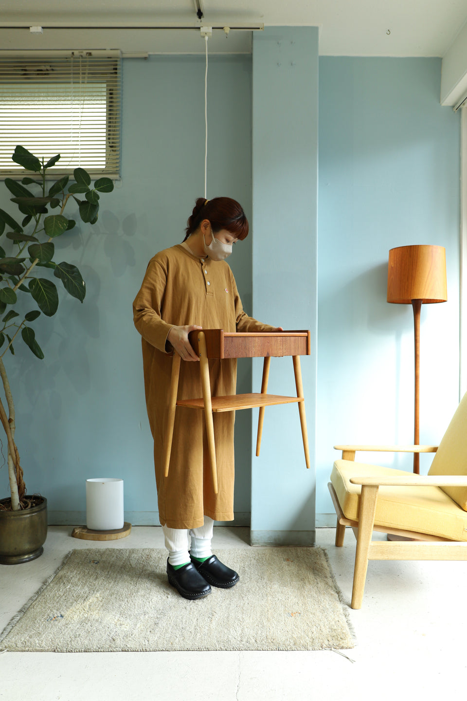 Swedish Vintage Bedside Table/スウェーデンヴィンテージ ベッドサイドテーブル サイドチェスト 北欧家具