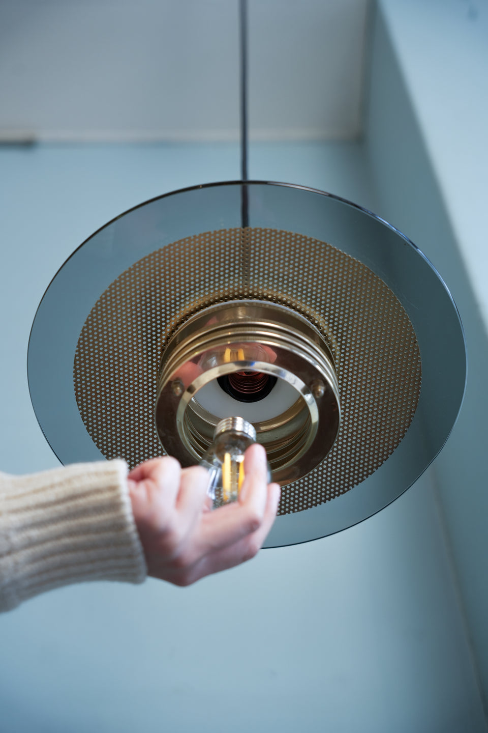 Swedish Vintage Belid Pendant Light “T1394” Jan-Eskil Eskilsson/スウェーデンヴィンテージ ベリッド ペンダントライト 照明 北欧インテリア