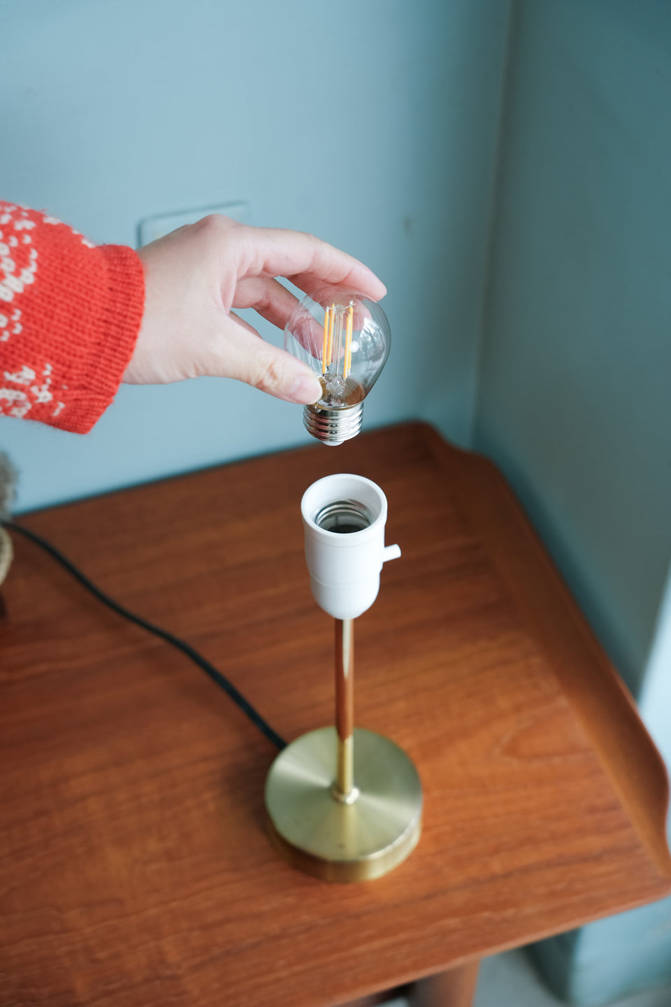 Swedish Vintage EAE Brass Table Lamp/スウェーデンヴィンテージ テーブルランプ 真鍮 照明 北欧インテリア