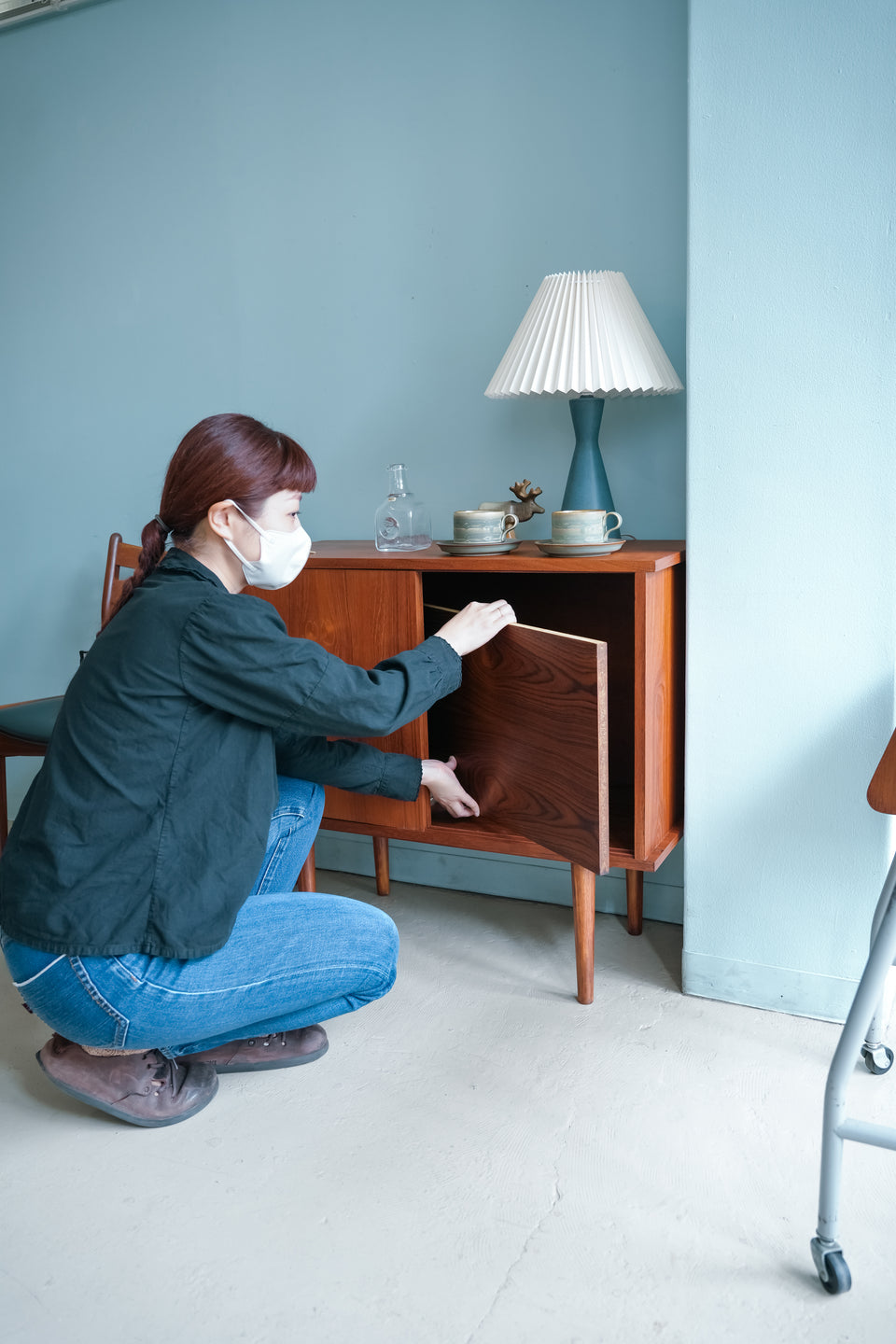 Teak Small Side Board Danish Vintage/デンマークヴィンテージ スモールサイドボート チーク材