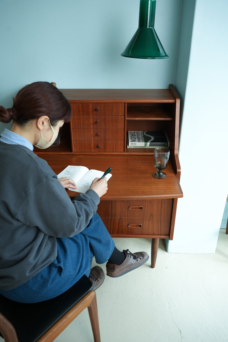 Teak Writing Bureau Danish Vintage/デンマークヴィンテージ ライティングビューロー チーク材 北欧家具