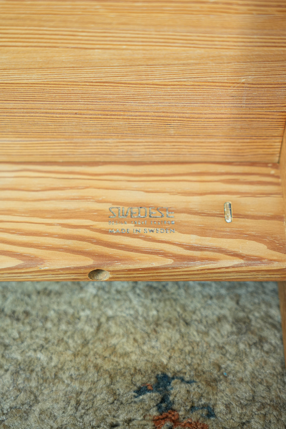 Vintage Swedese Pinewood Square Table Yngve Ekström/スウェーデンヴィンテージ スクエアローテーブル パイン材 イングヴィ・エクストローム