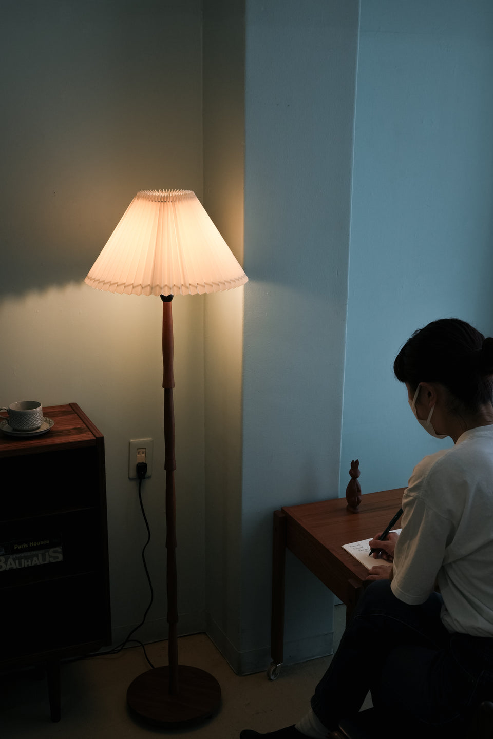 Floor Stand Light Teakwood Danish Vintage/デンマークヴィンテージ フロアスタンドライト チーク材